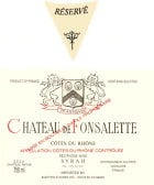 Chateau Rayas Fonsalette Cotes du Rhone Cuvee Syrah Reserve 1989  Front Label