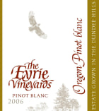 Eyrie Pinot Blanc 2006  Front Label