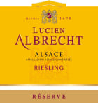 Lucien Albrecht Reserve Riesling 2020  Front Label