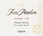 Fess Parker Clone 115 Pinot Noir 2018  Front Label