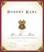 Robert Karl Cabernet Sauvignon 2005 Front Label