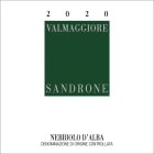 Sandrone Valmaggiore Nebbiolo d'Alba 2020  Front Label