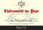 Maison Brotte Chateauneuf-du-Pape Les Hauts de Barville Blanc 2021  Front Label