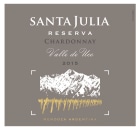 Santa Julia Reserva Chardonnay 2015 Front Label