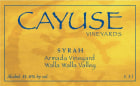 Cayuse Armada Syrah 2017  Front Label