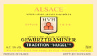 Hugel Alsace Tradition Gewurtztraminer 2010  Front Label