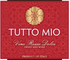 Tutto Mio Vino Rosso Dolce  Front Label