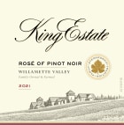 King Estate Willamette Valley Rose of Pinot Noir 2021  Front Label