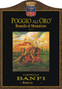 Banfi Poggio all'Oro Brunello di Montalcino Riserva 2012  Front Label