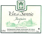 Domaine Jean Vullien La Jacquere Savoie Blanc 2020  Front Label