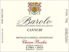 E. Pira e Figli Barolo Cannubi 2018  Front Label