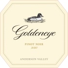 Goldeneye Anderson Valley Pinot Noir 2020  Front Label