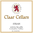 Claar Cellars White Bluffs Vineyard Syrah 2013 Front Label