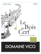 Domaine Vico Le Bois du Cerf Rose 2021  Front Label