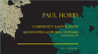 Paul Hobbs Beckstoffer Las Piedras Cabernet Sauvignon 2017  Front Label