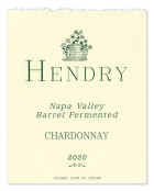 Hendry Barrel Fermented Chardonnay 2020  Front Label