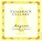 Tamarack Cellars Sangiovese 2004 Front Label