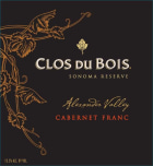 Clos du Bois Reserve Cabernet Franc 2011 Front Label