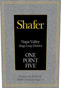 Shafer One Point Five Cabernet Sauvignon 2019  Front Label