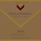 Villa Maria Syrah 2017  Front Label