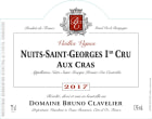 Domaine Bruno Clavelier Nuits-St-Georges Aux Cras Vieilles Vignes Premier Cru 2017  Front Label