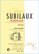 Chateau Subilaux  2018  Front Label
