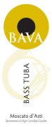 Bava Moscato d'Asti Bass Tuba 2020  Front Label