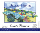 Belle Pente Estate Reserve Pinot Noir 2014  Front Label