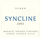Syncline McKinley Springs Vineyard Syrah 2005 Front Label