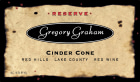 Gregory Graham Cinder Cone Reserve Red 2016  Front Label