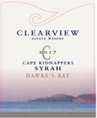 Clearview Estate Winery Cape Kidnappers Syrah 2017  Front Label