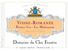 Albert Bichot Vosne-Romanee Malconsorts Premier Cru Domaine du Clos Frantin 2017  Front Label