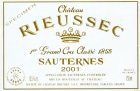 Chateau Rieussec Sauternes (half-bottle) 2001  Front Label