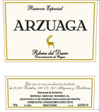 Arzuaga Reserva Especial 2017  Front Label