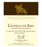 Castello di Ama Chianti Classico Vigneto Bellavista Gran Selezione 2018  Front Label