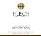 Husch La Ribera Vineyards Sauvignon Blanc 2017 Front Label