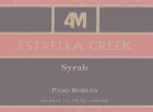 Estrella Creek Wines Syrah 2004  Front Label