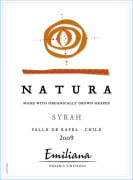 Emiliana Natura Syrah 2009  Front Label