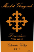 Market Vineyards Columbia Valley Derivative 2014  Front Label