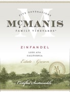 McManis Family Vineyards Zinfandel 2020  Front Label