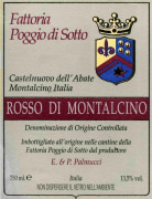 Poggio di Sotto Rosso di Montalcino 2014  Front Label