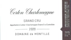 Domaine de Montille Corton-Charlemagne Grand Cru 2020  Front Label