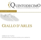 Quintodecimo Greco di Tufo Giallo d'Arles 2020  Front Label