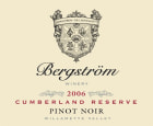 Bergstrom Cumberland Reserve Pinot Noir 2006 Front Label