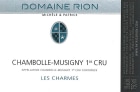 Patrice Rion Chambolle-Musigny Les Charmes Premier Cru 2019  Front Label