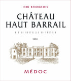 Chateau Haut Barrail Cru Bourgeois 2018  Front Label