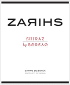 Borsao Zarihs Shiraz 2017  Front Label