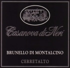 Casanova di Neri Brunello di Montalcino Cerretalto 2003  Front Label