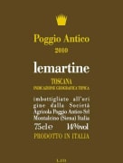 Poggio Antico Lemartine Toscana 2010  Front Label