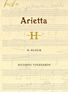 Arietta H Block Hudson Vineyards Red Blend 2019  Front Label